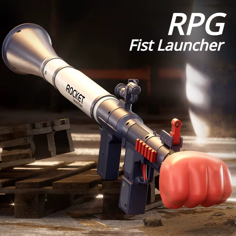 RPG Lanzador cohete puño - Pistola juguete exterior seguro para niños - imagen 2