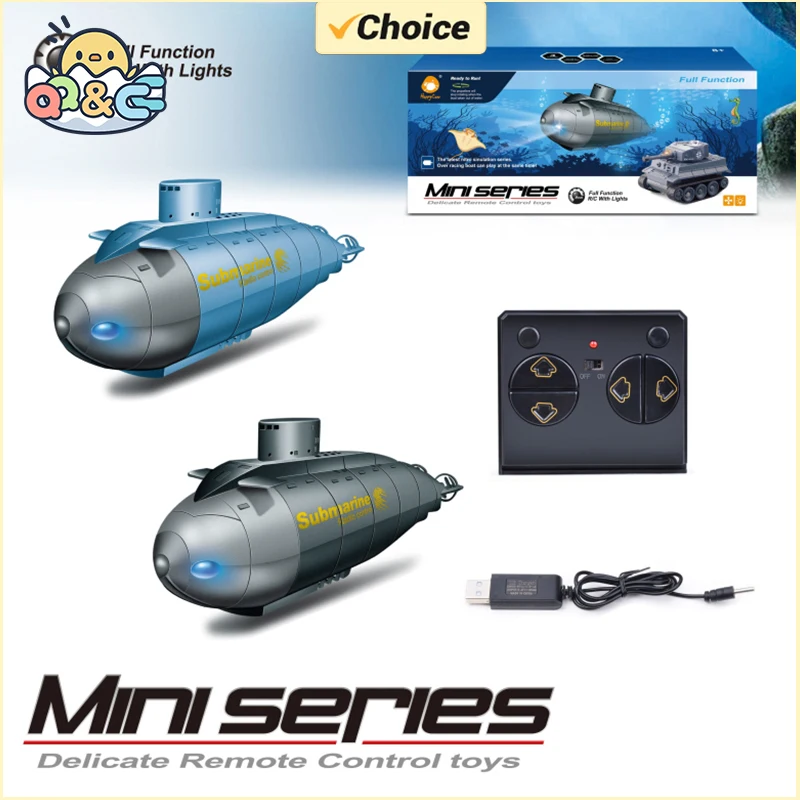 Barco sumergible RC teledirigido para niños – Juguete acuáticorc