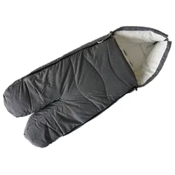 Cochecito con saco de dormir dividido y cubierta para pies invierno