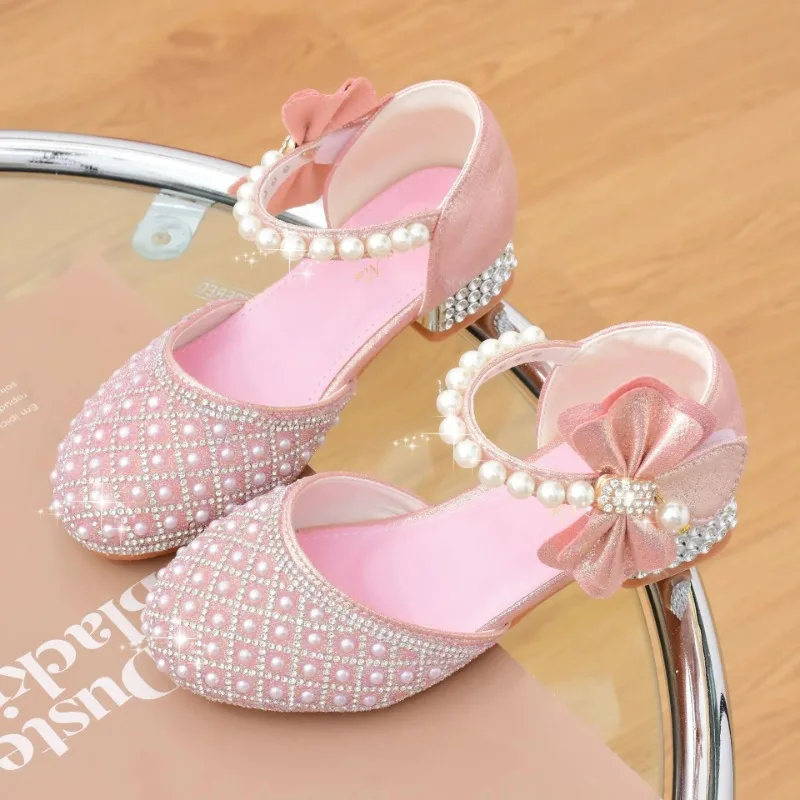 Zapatos de fiesta para niña con pedrería – Diseño princesa brillante - imagen 5