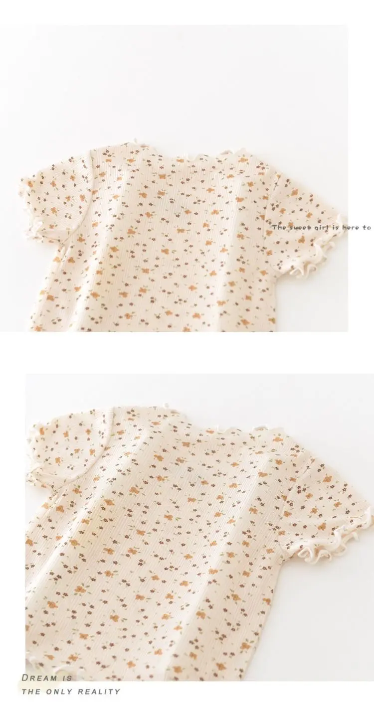 Estampado floral en diseño juvenil