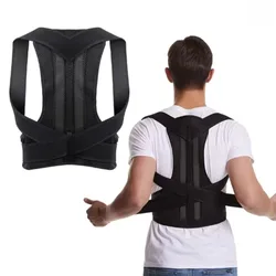 Corrector de postura con tirantes lumbares ajustables unisex