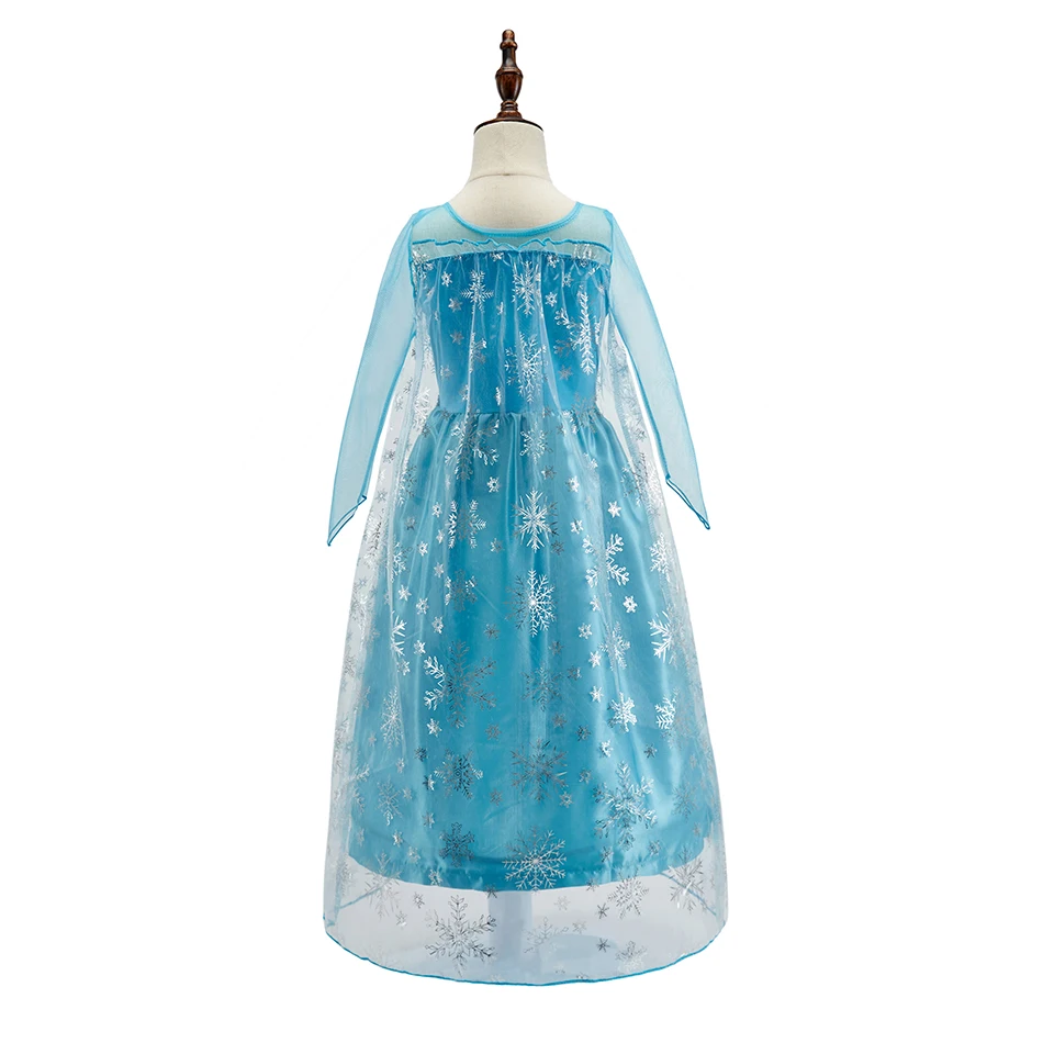 Disfraz Elsa Frozen para niña con lentejuelas y pedrería - imagen 5