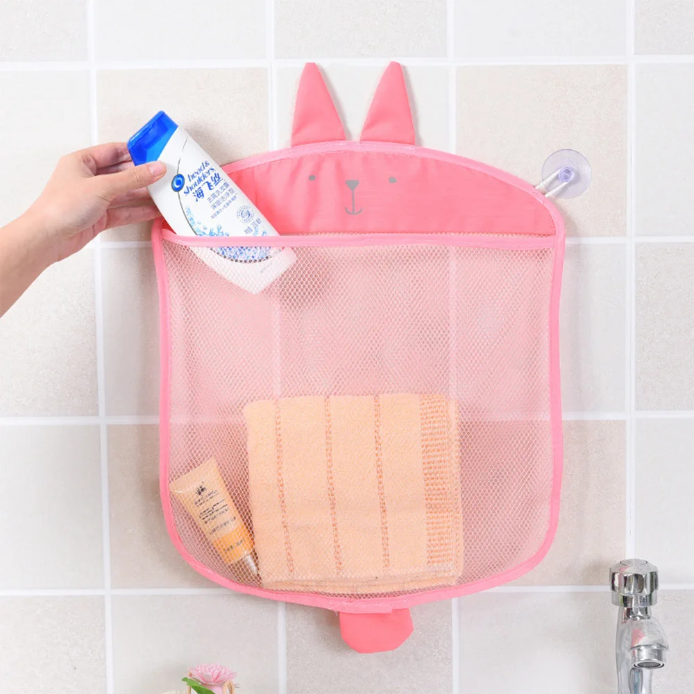 Bolsa de baño bebé con ventosa para juguetes malla - imagen 2