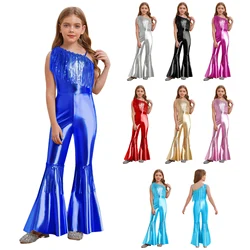 Body de fiesta con borlas y lentejuelas para niñas sin mangas
