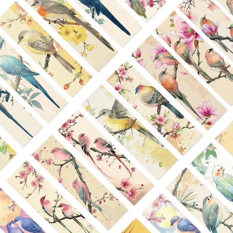 Marcapáginas decorativos de pájaros para volver al cole - imagen 4