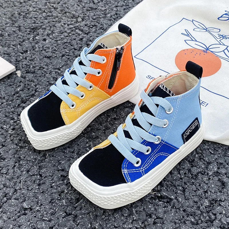 Zapatillas lona niño – Transpirables con suela antideslizante