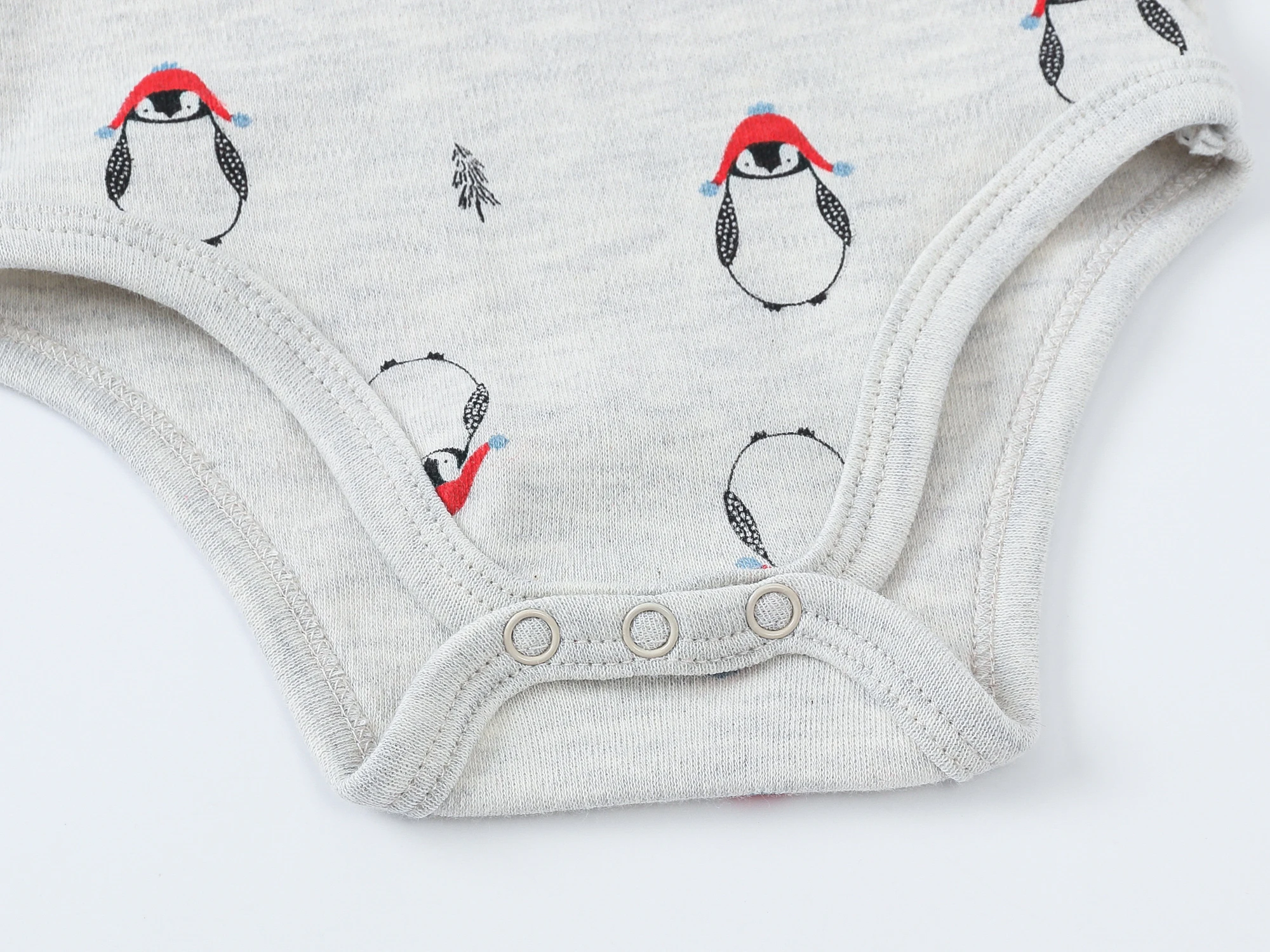 Mono bebé algodón con diseño pingüino para recién nacido suave cómodo - imagen 3