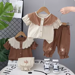MILANCEL Conjunto verano: camisa cuello muñeca y pantalones florales