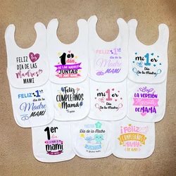 Baberos de algodón estampados para bebé - Paños para eructar