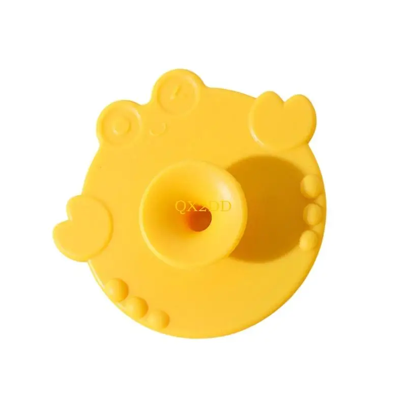 QX2D Cepillo de silicona infantil para limpieza y masaje de baño - imagen 2