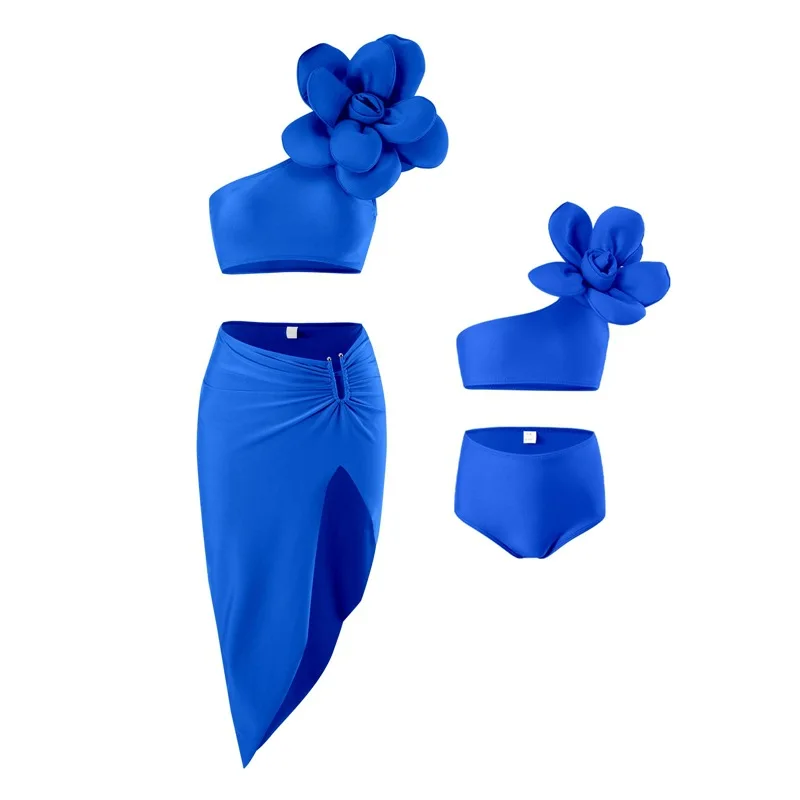 Bikini soleado para madre e hija en conjunto