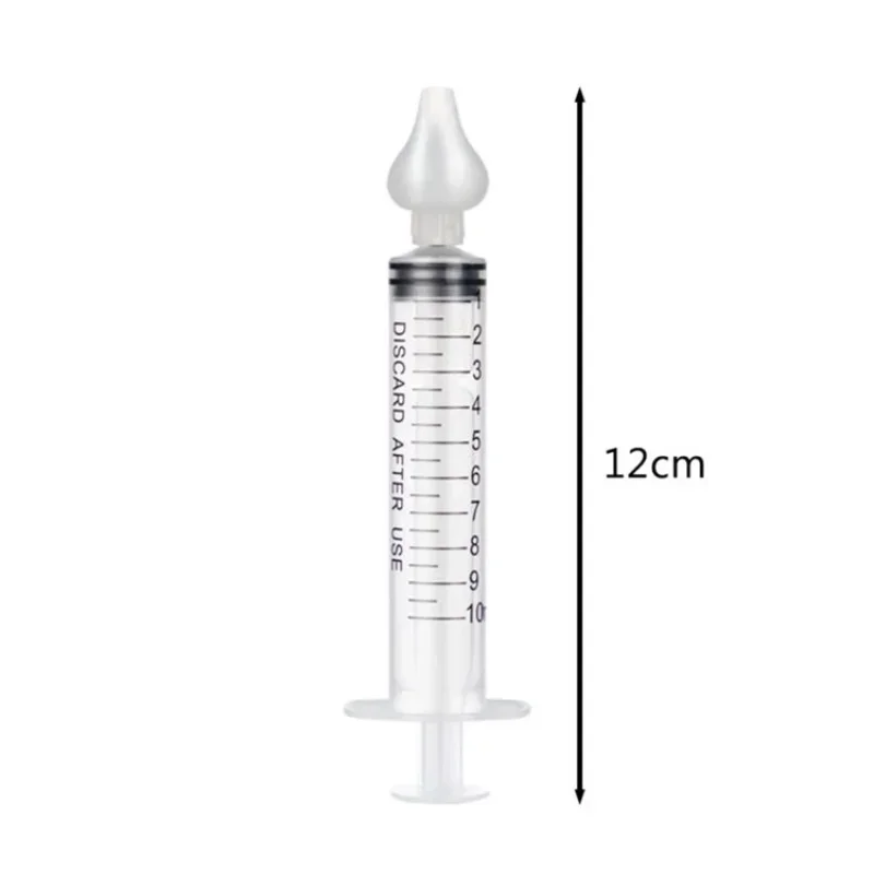 Aspirador limpiador nasal para bebés y niños – jeringa con tubo - imagen 3