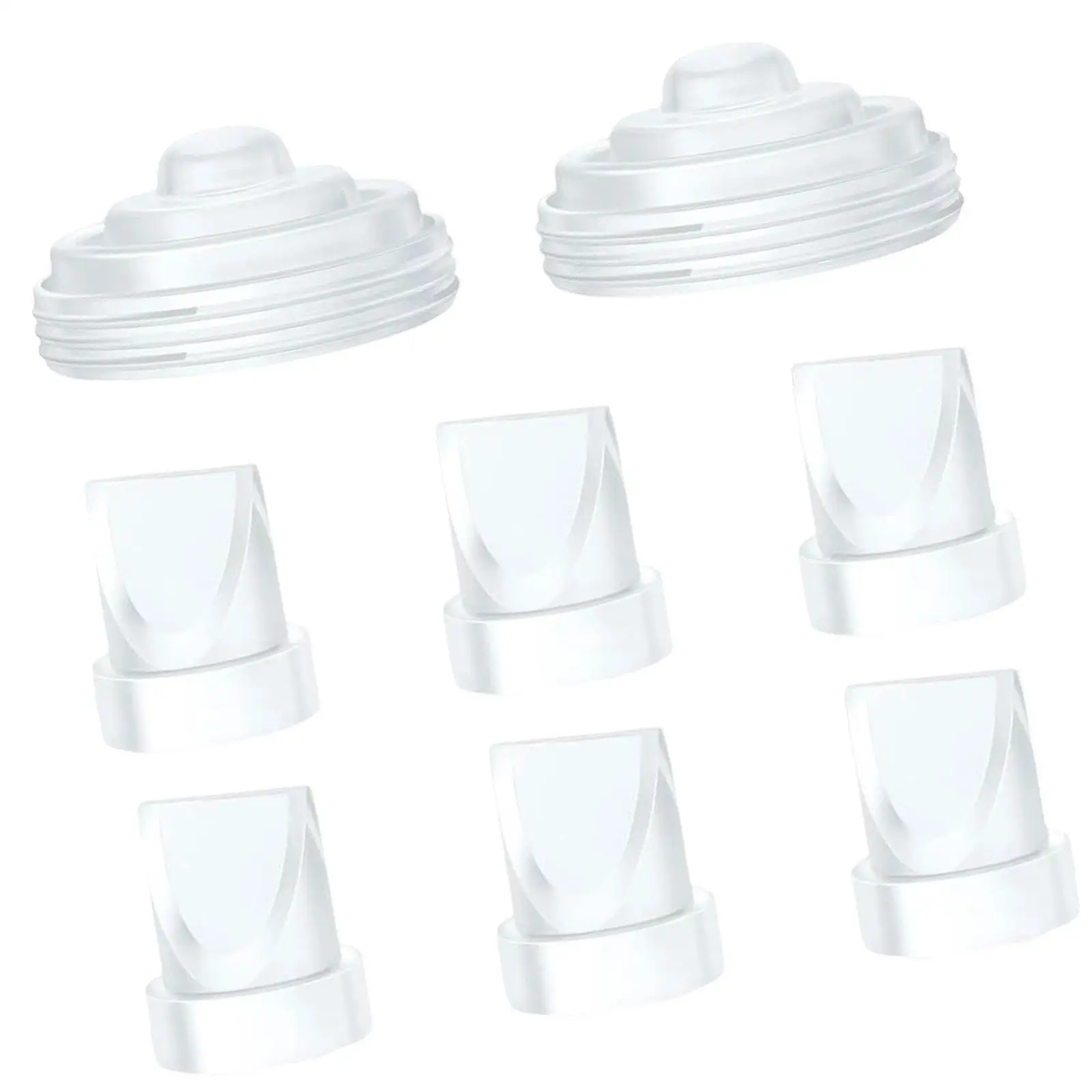 Válvulas y diafragma M5 de silicona tipo pato para extractor de leche