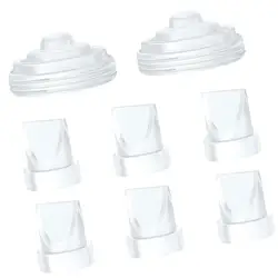 Válvulas y diafragma M5 de silicona tipo pato para extractor de leche