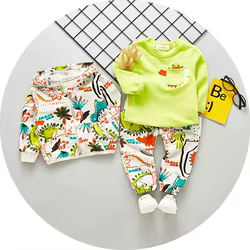 Conjunto de ropa de otoño para niña con chaqueta con capucha y pants - 3 piezas