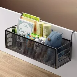 Organizador colgante cabecero cama: cesta de almacenaje