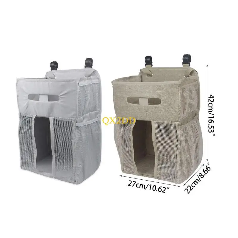 Bolsa pañales reutilizable de capacidad QX2D para bebé organizador - imagen 2
