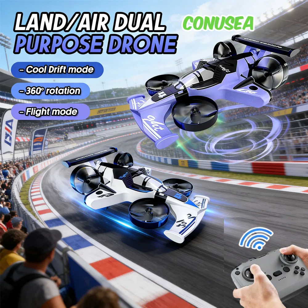 Drone mini CZ04 con modo dual aire y tierra, mando RC - imagen 2