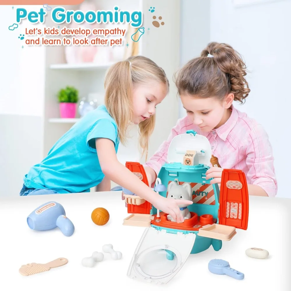 Kit veterinario con mochila para niños, juego de imitación - imagen 5