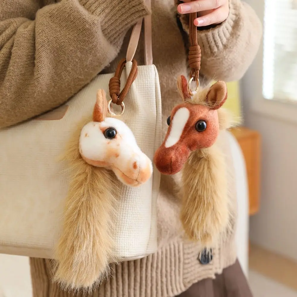 Colgante de pony de peluche suave para bebé, dibujo animado infantil - imagen 5