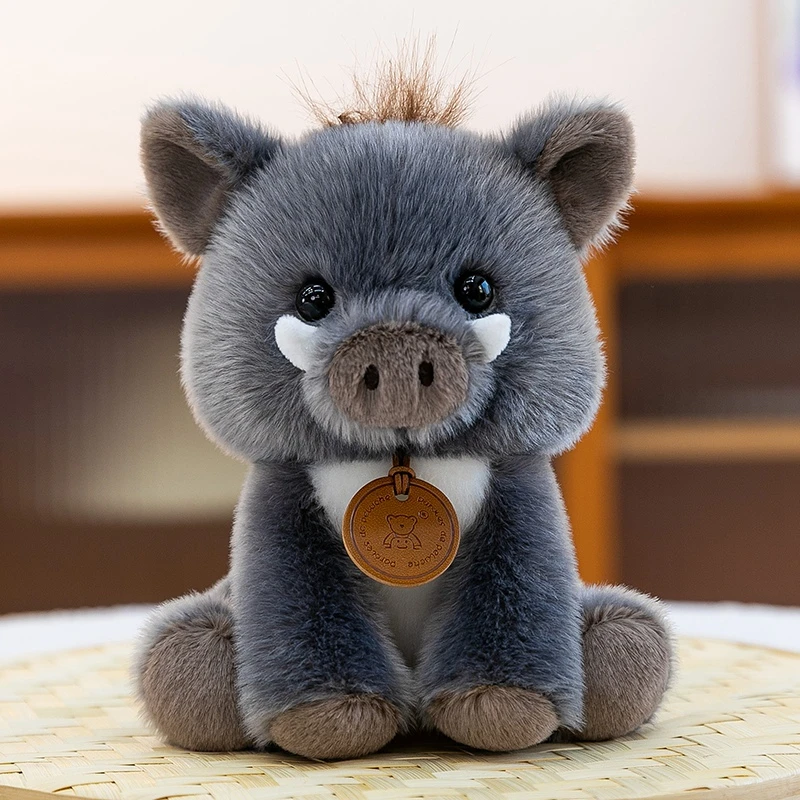 Peluche realista de león, suave, regalo para Navidad y cumpleaños - imagen 3