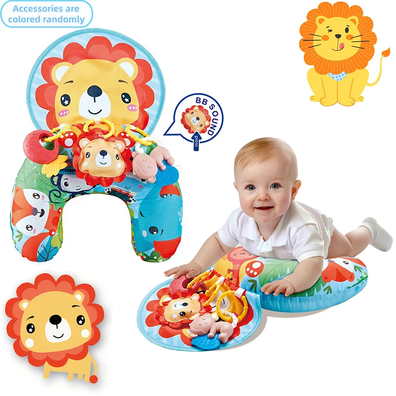 Juguete tummy time de alto contraste negro y blanco Montessori - imagen 2