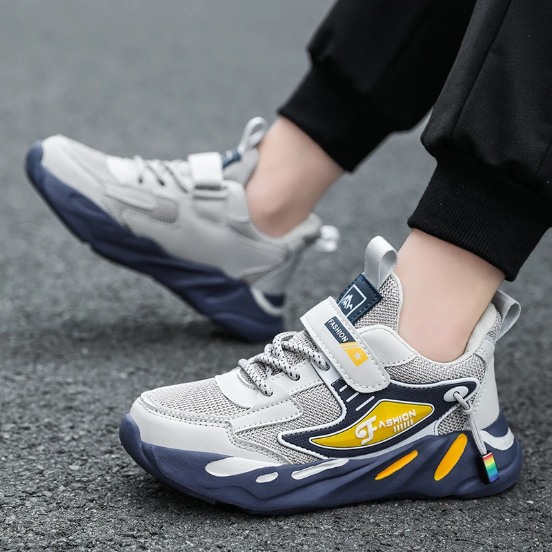 Zapatillas deportivas de piel transpirable para niños