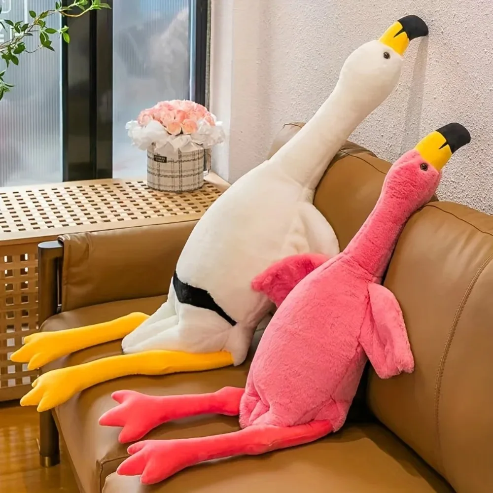 Peluche flamenco almohada para dormir y decorar habitación - imagen 4