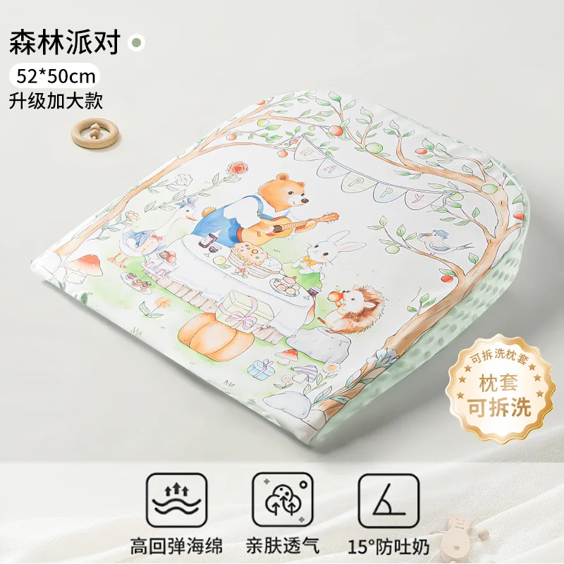Almohada inclinada antirregurgitación para bebés posición lateral - imagen 3