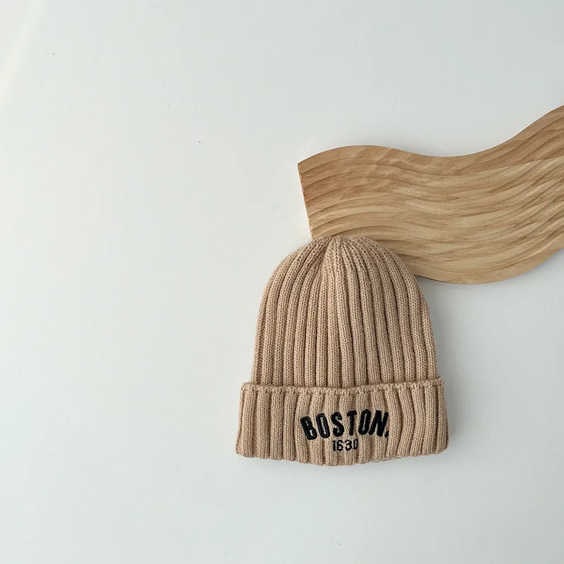 MILANCEL Gorro invernal infantil para niños con bordado de letras - imagen 4