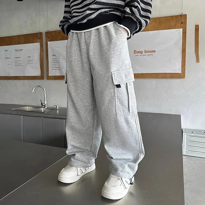 Pantalón de chándal ligero de primavera para niños, informal