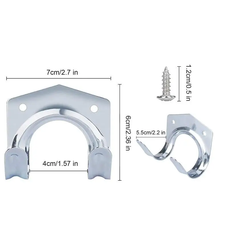 Colgador doble de pared para jardín y herramientas en garaje - imagen 3