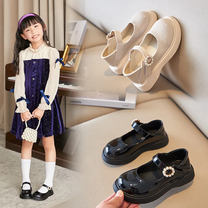 Zapatos Mary Jane de cuero para niña – princesa elegantes - imagen 5