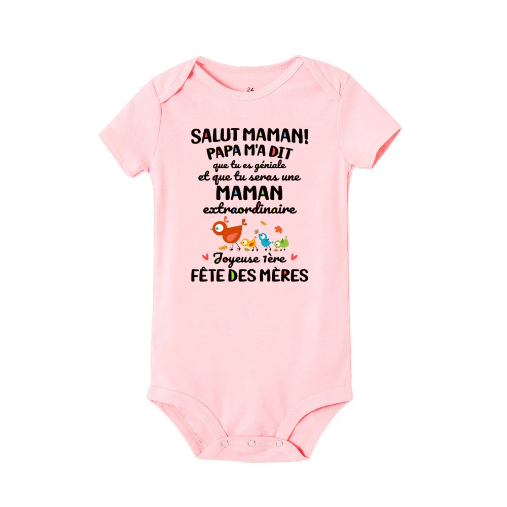 Mameluco manga corta Bebé Recién Nacido - Estampado verano unisex - imagen 3
