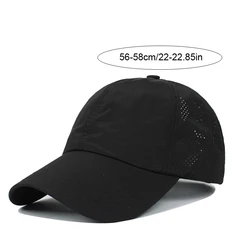 Gorra béisbol con cola de caballo secado rápido para niñas
