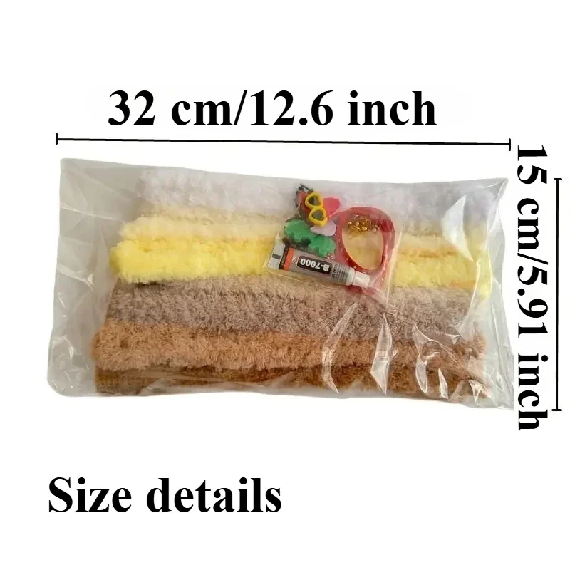 Coral Jumbo limpiadores de tuberías con lana y chenilla para niños - imagen 2