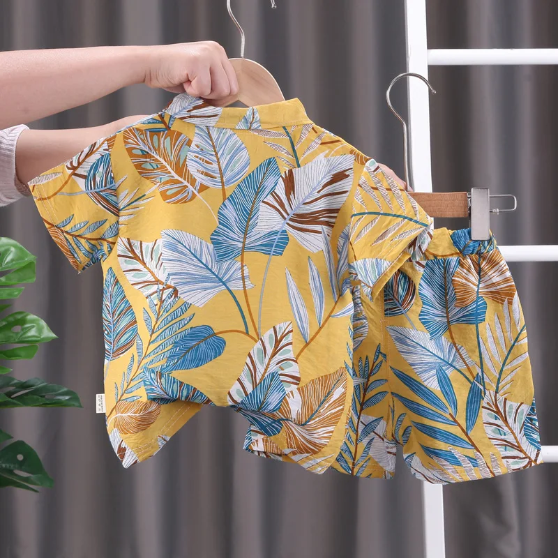 Conjunto deportivo de verano para niño – Camiseta y shorts de algodón - imagen 3