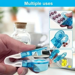 Extractor portátil de pastillas con abridor blíster