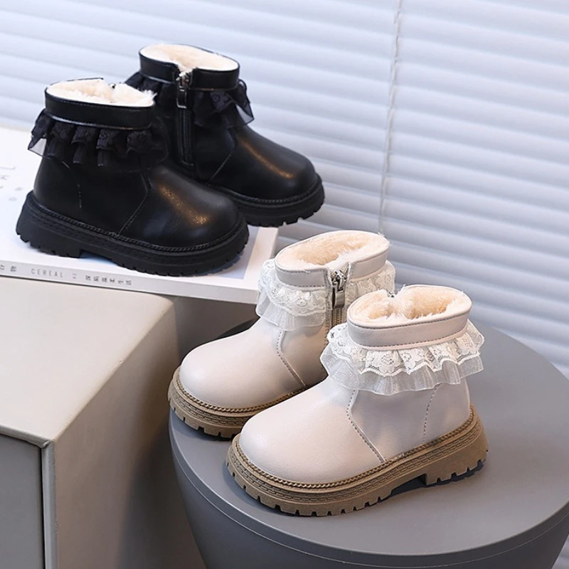 Botas de invierno para niñas antideslizantes cálidas y cómodas - imagen 5