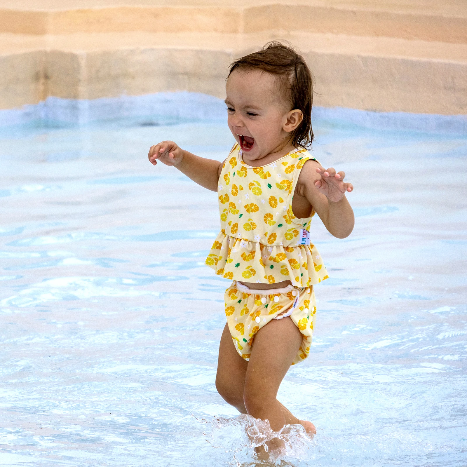 ALVABABY Bañador sin mangas para niña - Conjunto de baño de moda - imagen 5