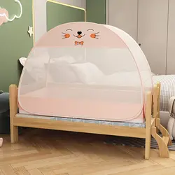 Mosquitera para cuna de bebé con cremallera anticaída, sin instalación