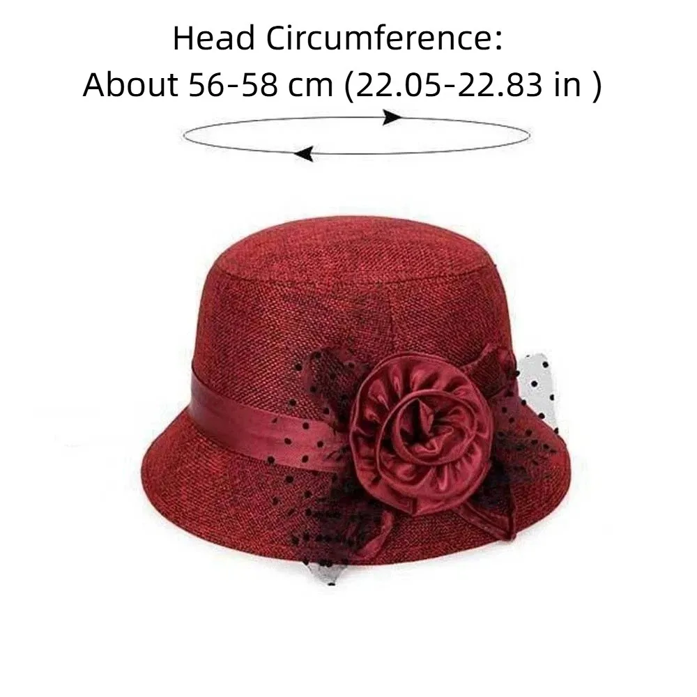 Sombrero de pescador con diseño floral