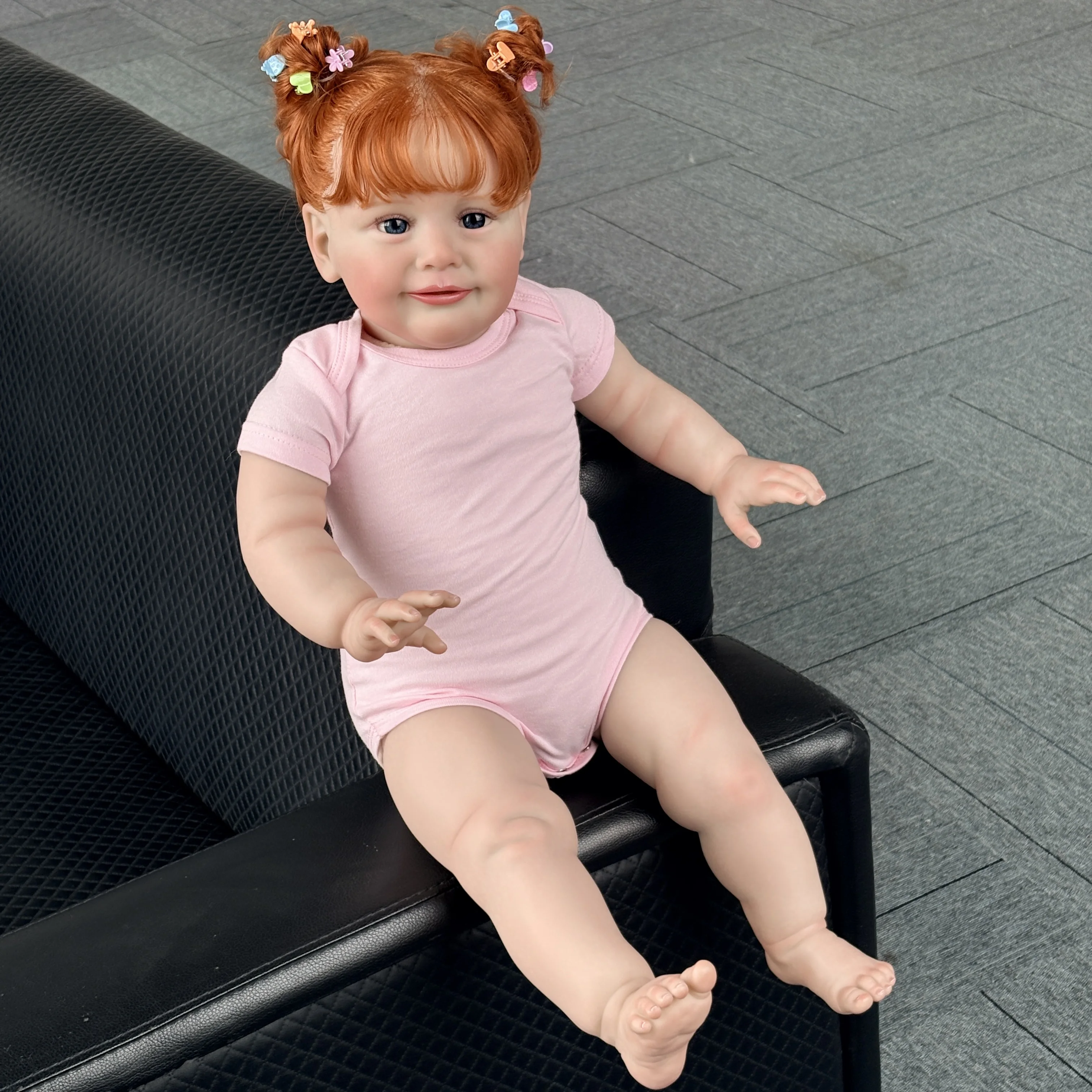 Muñeca reborn Zoe de tacto suave con piel pintada 3D - imagen 2