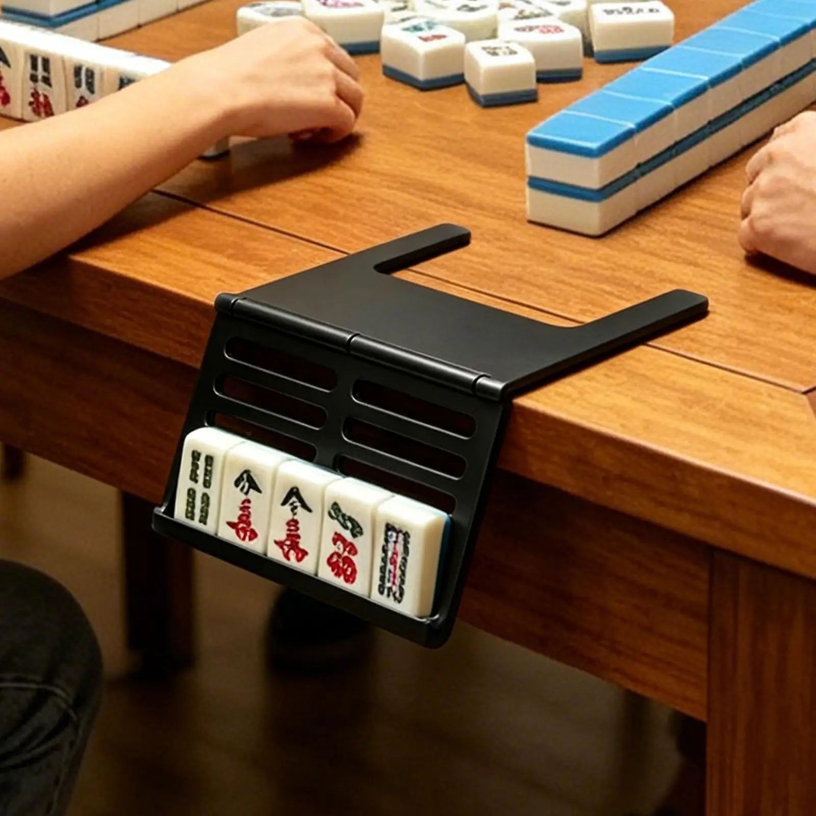 Soporte plegable para cartas de mahjong con visión en ángulo - imagen 2