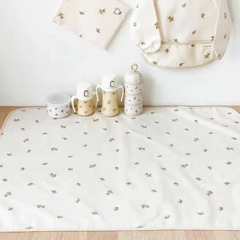 Alfombrilla cambiador impermeable y lavable para bebé - imagen 2
