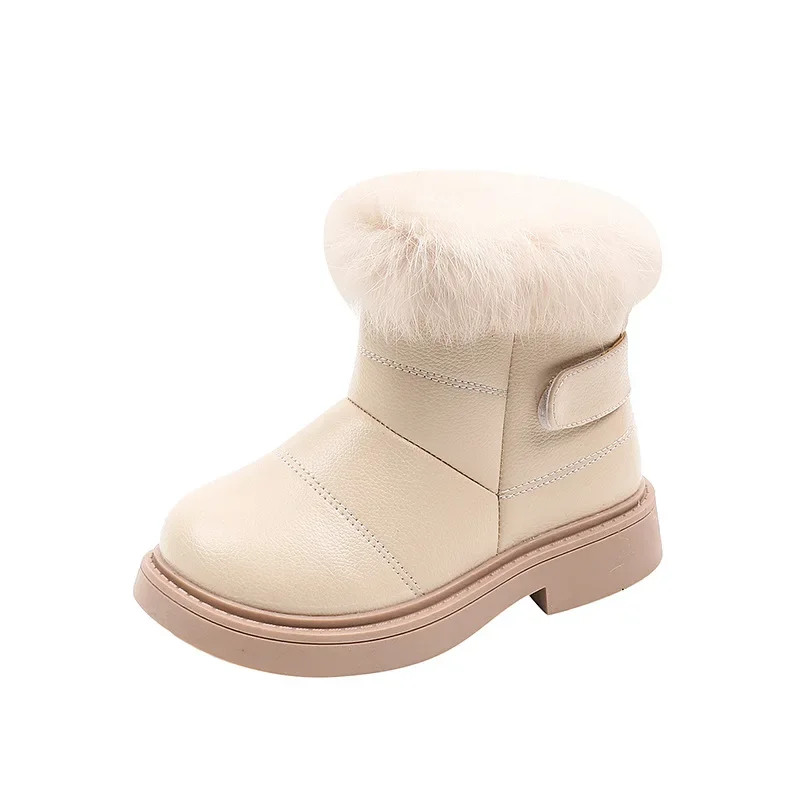 Botas de nieve antideslizantes de piel sintética impermeable infantil - imagen 4