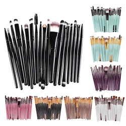 Juego de pinceles para ojos con maquillaje preciso y sombra