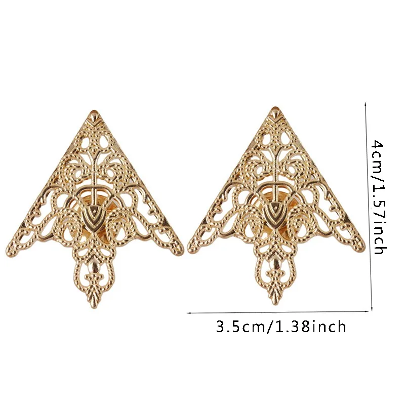 Broche infantil decorativo para ropa de bebé – Diseño dorado para cuello - imagen 3
