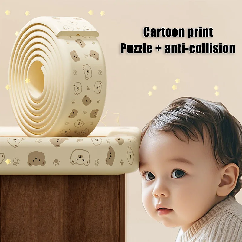 Protector de esquinas para bebé con oso – Seguridad adhesiva - imagen 5